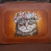 Personalized Handcrafted-Carved Leather Cross Bag