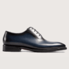 Homme Sassari – Two-Tone Oxford in Black & Blue Calfskin Leather